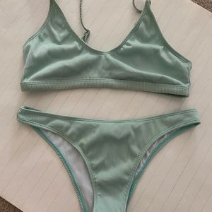 Sea foam green bikini XL shein